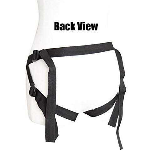 Real feel Dildo Sex Toy With Strap On Harness Pant Set - 10inches -Black