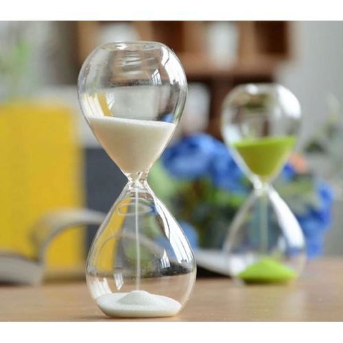 Glass Sandglass Sand Hourglass Timer Clock