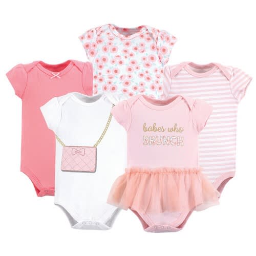 Baby Girl's Bodysuits Set