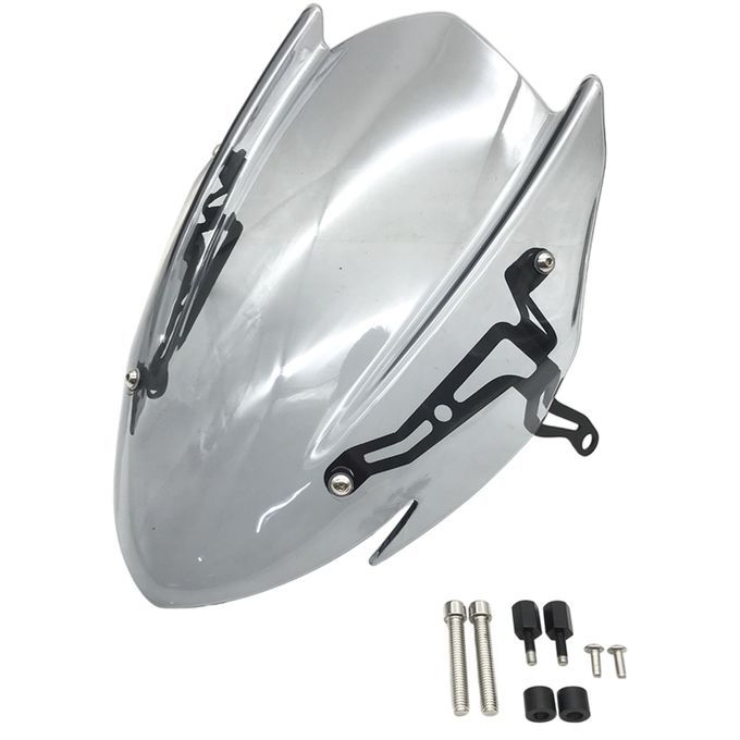 Windshield Deflector With Bracket Fits For Suzuki GSX Transparent