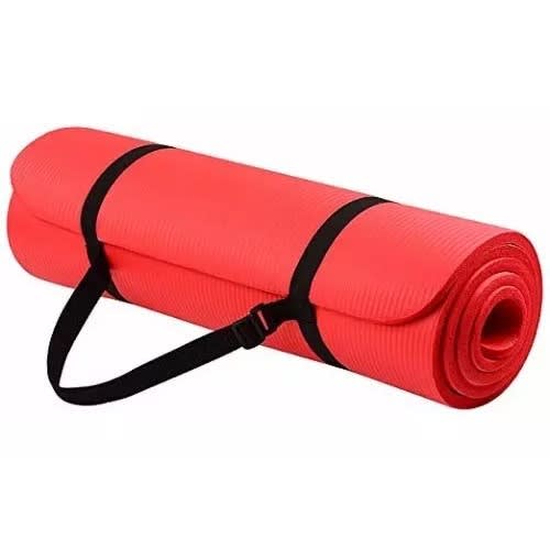 Yoga Mat - 6x2ft -Red