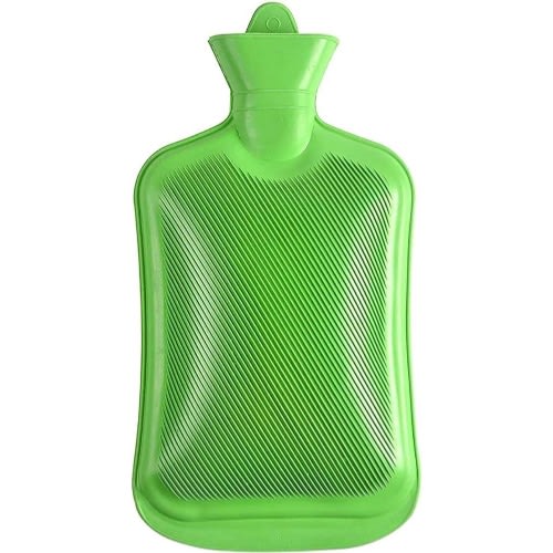 Pain Relief Hot Water Bottle Bag - Green - 1000ml