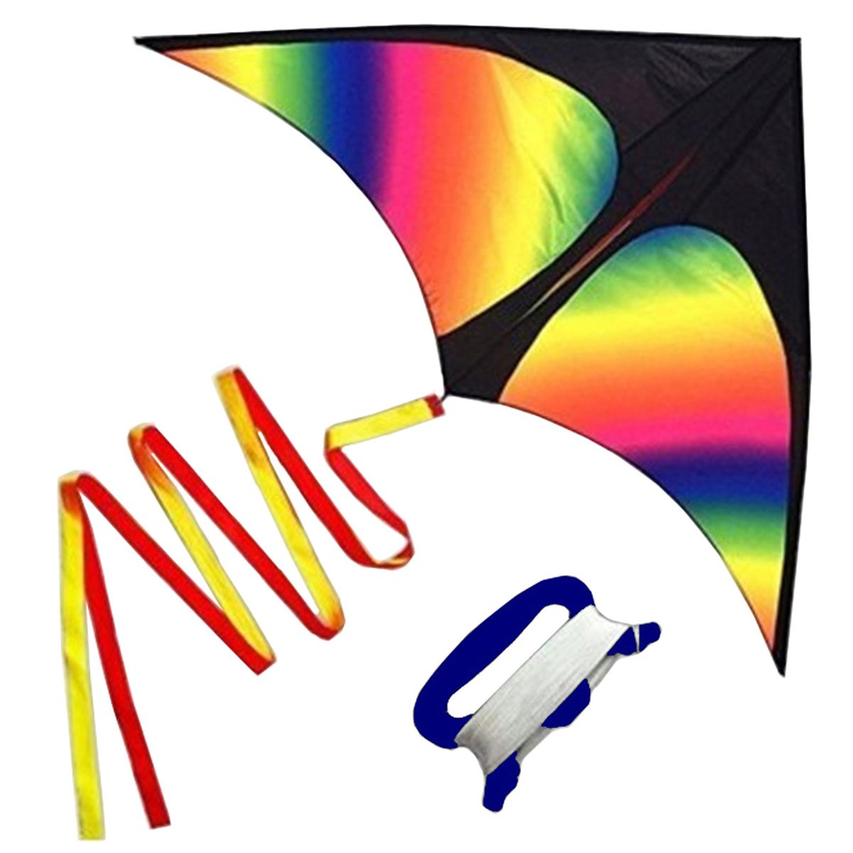 Colorful Delta Kite Easy To Fly Kite Single Line Beach Kite