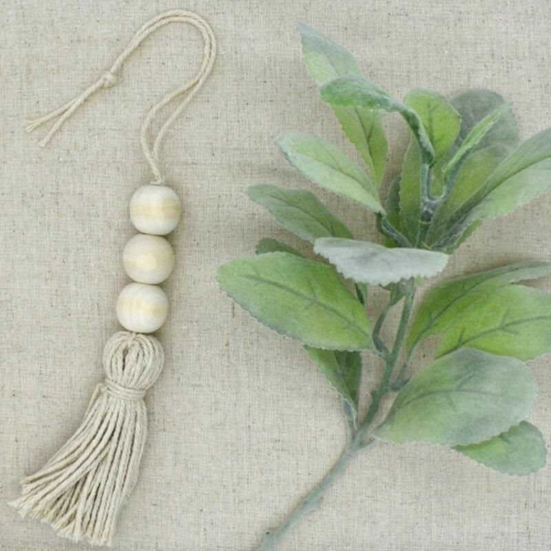 Tassel Cabinet Door Handle Decoration Tassle Bead Garland Primary Color Kids Room Decor Rustic Wedding Vase Ornament