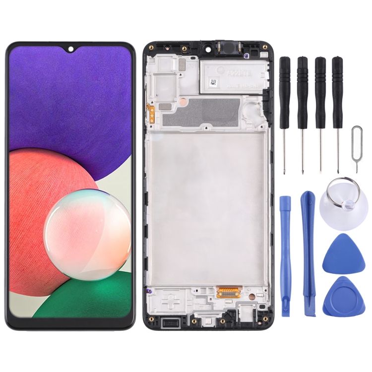 Original Super AMOLED LCD Screen For Samsung Galaxy A22 4G S