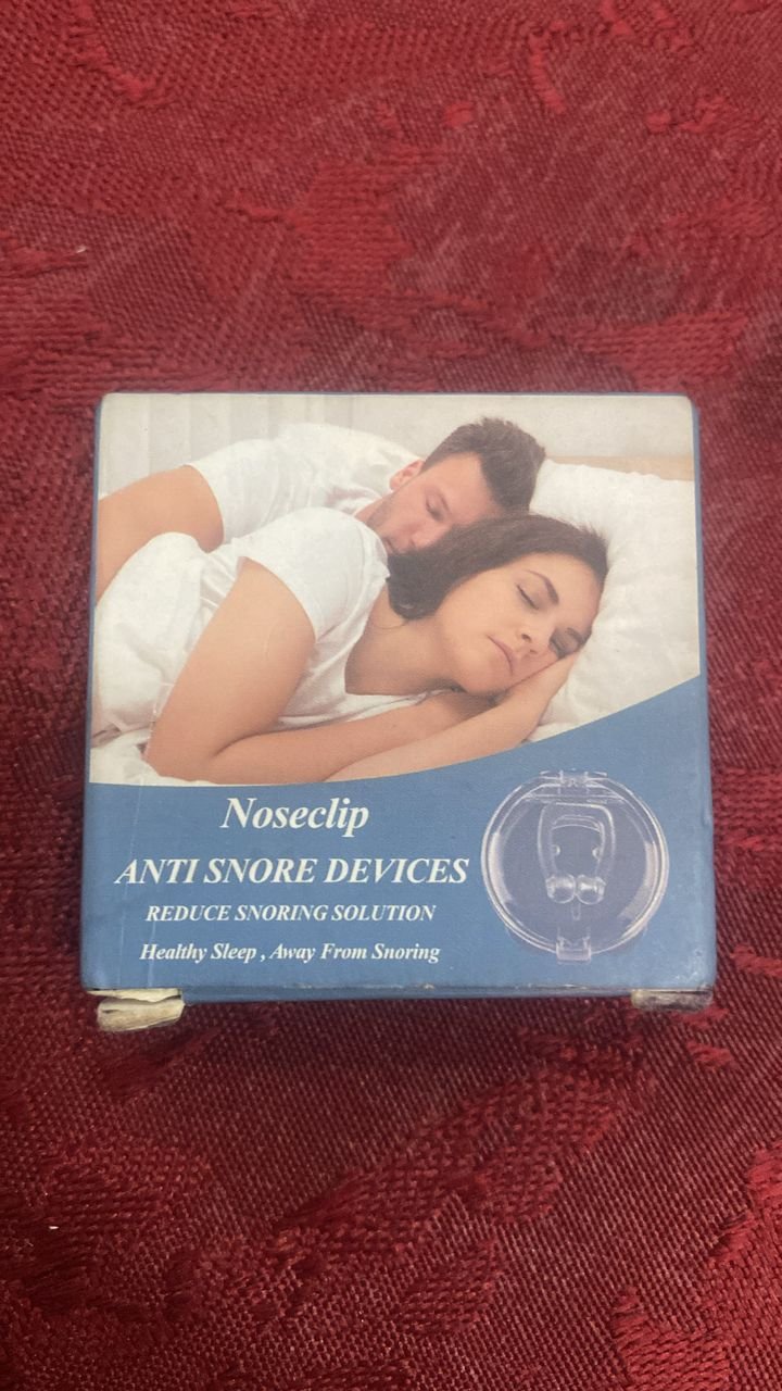 Anti snore noise clip