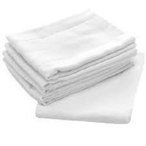 6 In A Pack-Multi Purpose Baby White Cloth Napkins - 30 X 30