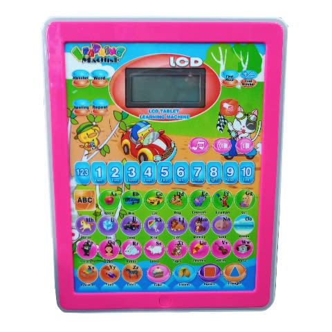 Educational Learning Tablet With Lcd Screen - Pink