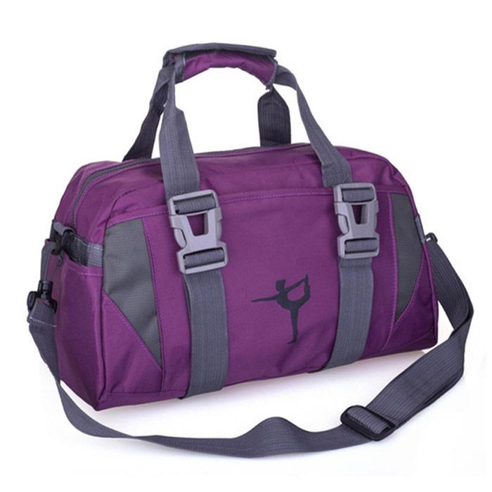 Sports Duffle Bag,Yoga Bag,Travel Duffle Bag Gym Bag（Purple）