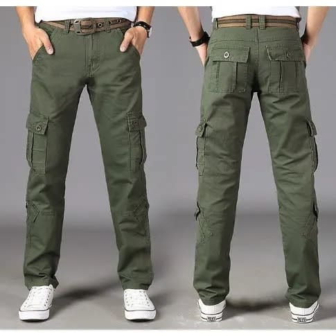Cargo Trouser For Men - Olive Green