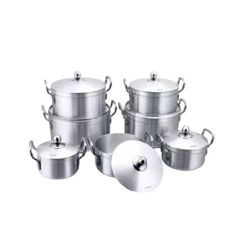 Tornado- Aluminium Cooking Pots - 7pcs