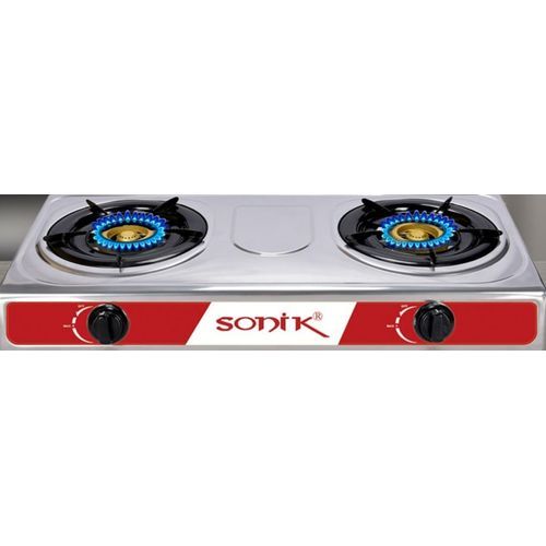 2 Burners Low Gas Consumption, Auto Ignition
