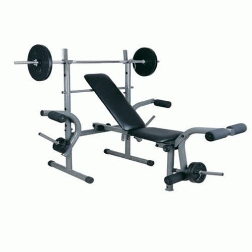 Fitness Weight Lifting Bench With 50kg Weight & Bar