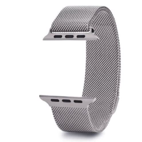 Milanese Loop Strap For iWatch - 42mm-44mm - Silver