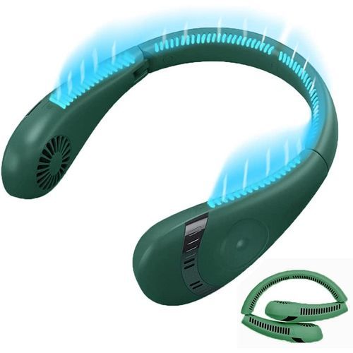 Rechargeable  USB Portable Neck Fan Foldable Bladeless Fan