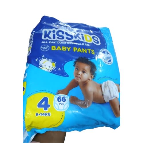 Kisskids - Super Dried Baby Pant - Size 4 - 66Pcs - 9-14Kg