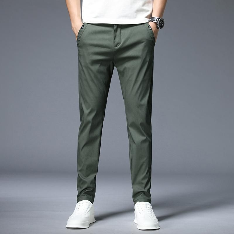 Adjusted Cotton Pants for Mens Brand Clothing Primavera Novelty Summer Novelty