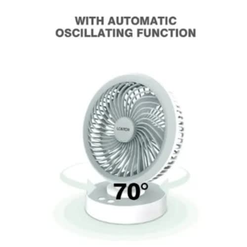 6 Inches Rechargeable Mini Fan- Mfo26-6 - 2400mah