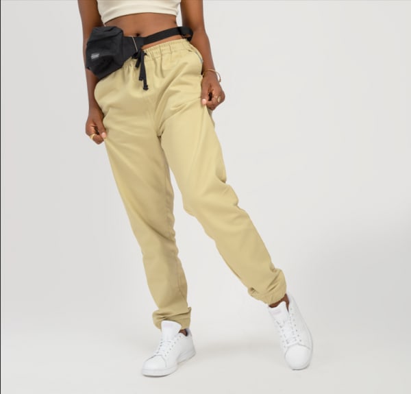 Men's Slim Comfort Chinos Jogger- Brown