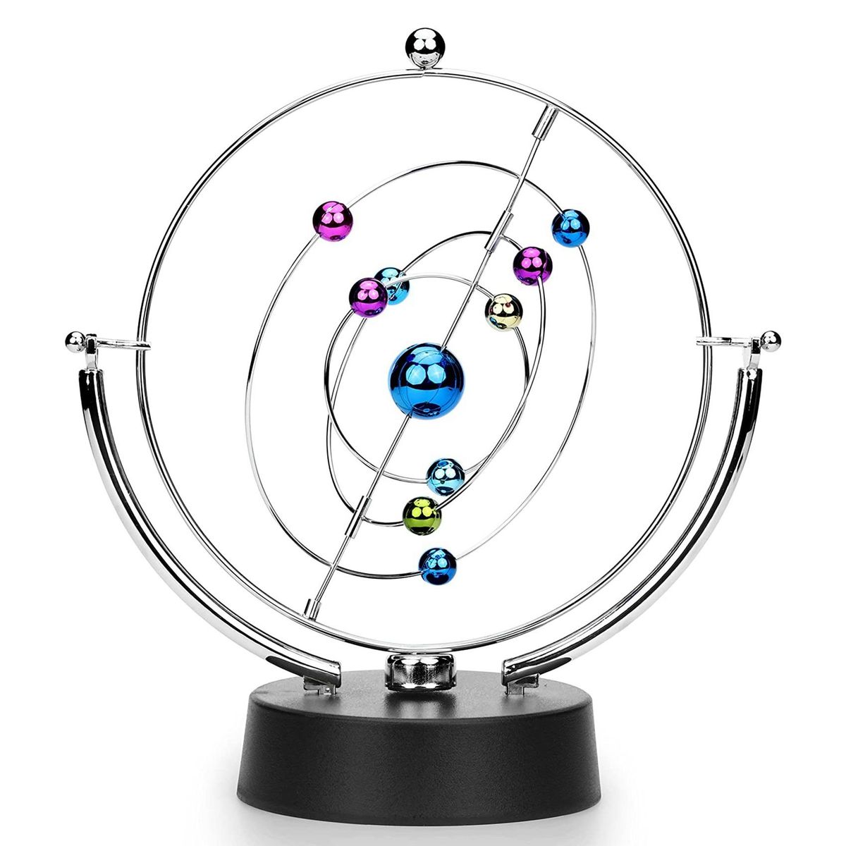 Kinetic Art Asteroid -Electronic Perpetual Motion Desk Toy