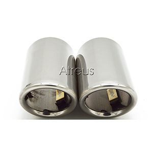 Atreus 2pcs Car Exhaust Tip Muffler Pipe Cover For Audi A4