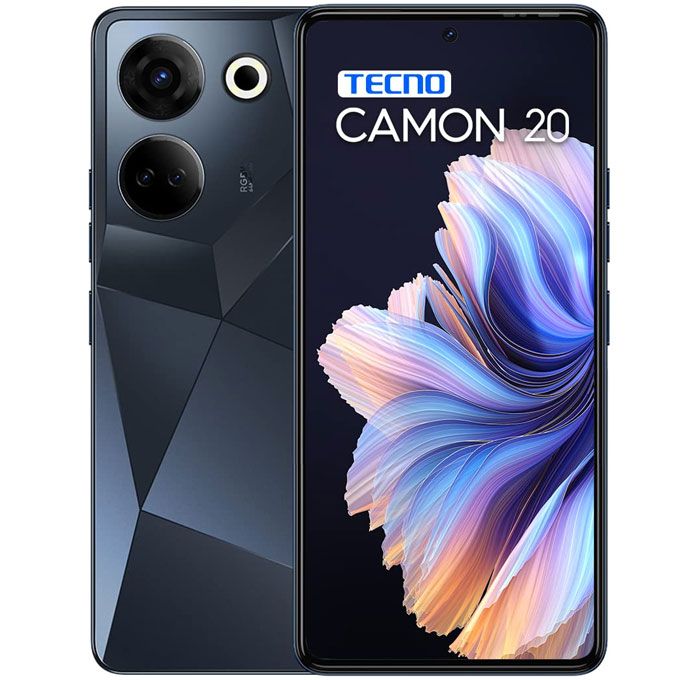 Camon 20 (CK6) 6.67"  8GB RAM/256GB ROM Android 13 -Black