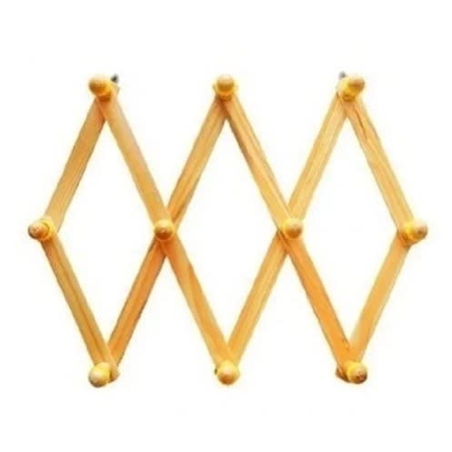 Polished Wooden Wall Bag ,scarf, Multipurpose Hanger