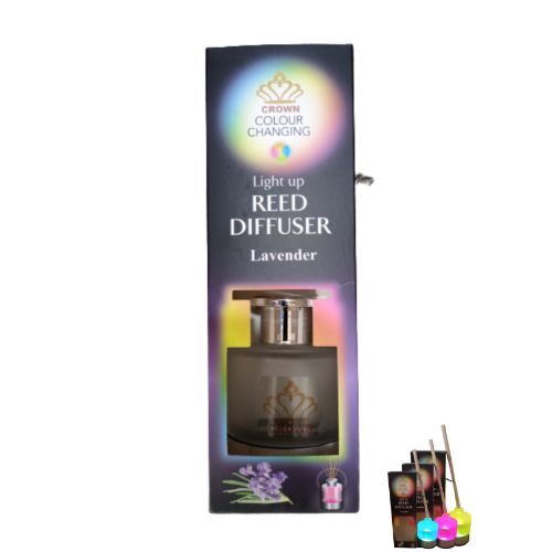 Light Up Colour Changing Reed Diffuser 100ml (lavender)