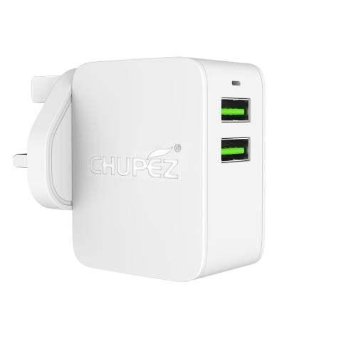 2 USB Port Phone Charger For Tablets And Android Phones