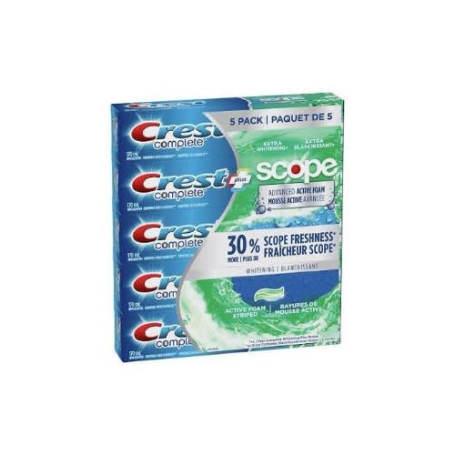 Active Foam Toothpaste - Pack of 5 - 170ml
