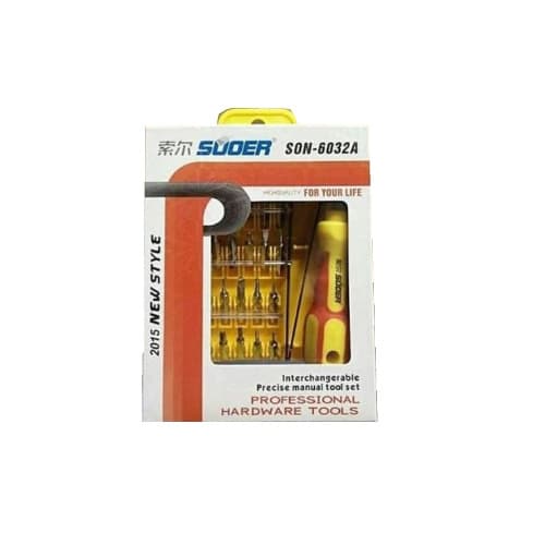 Home Tools Set - 32 In 1 Magnetic Precision Screwdriver Kit