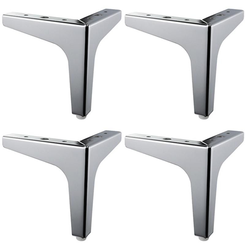 4 Pieces of Metal Furniture Coffee Sofa Foot Rubber Foot Bed Board