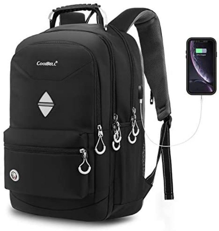 18.4" Laptop Backpack And Travel Rucksack With Charging USB