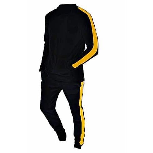 Yellow Stripped Black Up And Down