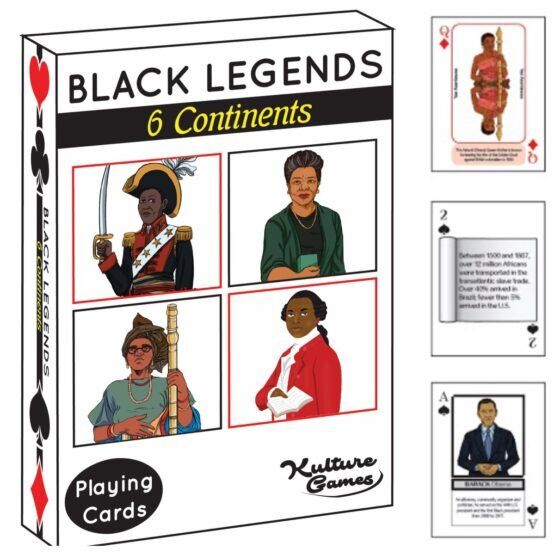 Black Legends Playing Cards Game