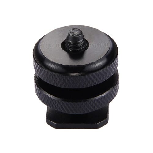 Hot Shoe 1/4" Screw Adapter With Double Nut For Dslr Cameras, Gopro Hero5