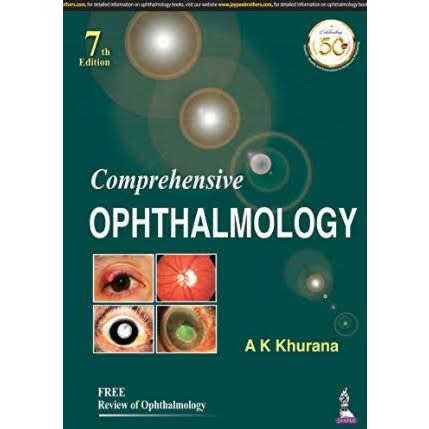 Comprehensive Ophthalmology Seventh Edition By A.k. Khurana