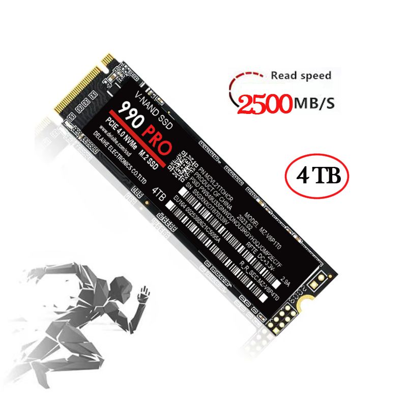990 PRO SSD 4TB NVMe Gaming M.2 Internal Solid State Drive
