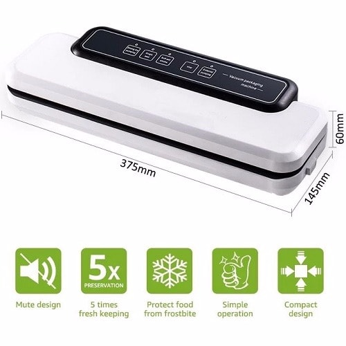 Food Vacuum Sealer Machine 300w - White