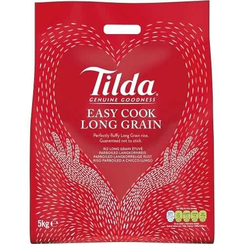Tilda Easy Cook Long Grain Rice - 5kg