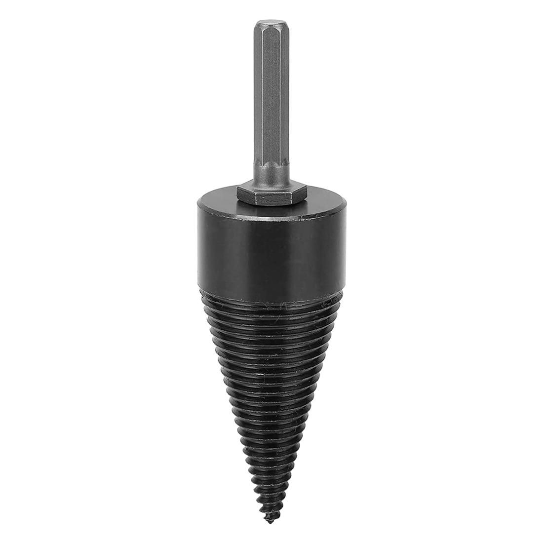 Wood Splitting Cone, HSS Hex Handle Wood Drill Chopping