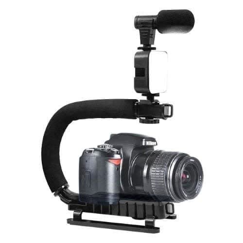 AV-49U Video Creation And Streaming Kit With Microphone For Camcorder