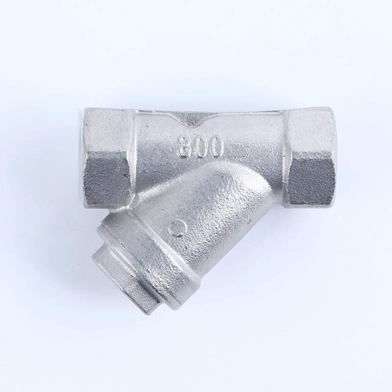 Manufacturers Supply Y-Type Internal Thread Filter Stainless Steel Y-Type Threaded Filter Internal Thread Filter