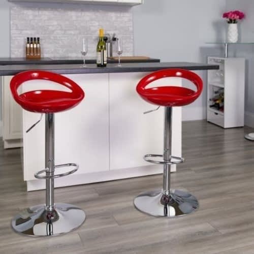 Adjustable Counter Swivel Bar Stool - Set Of 2