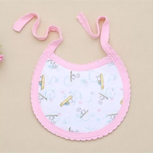 Baby's Cotton Bibs - Set Of 10