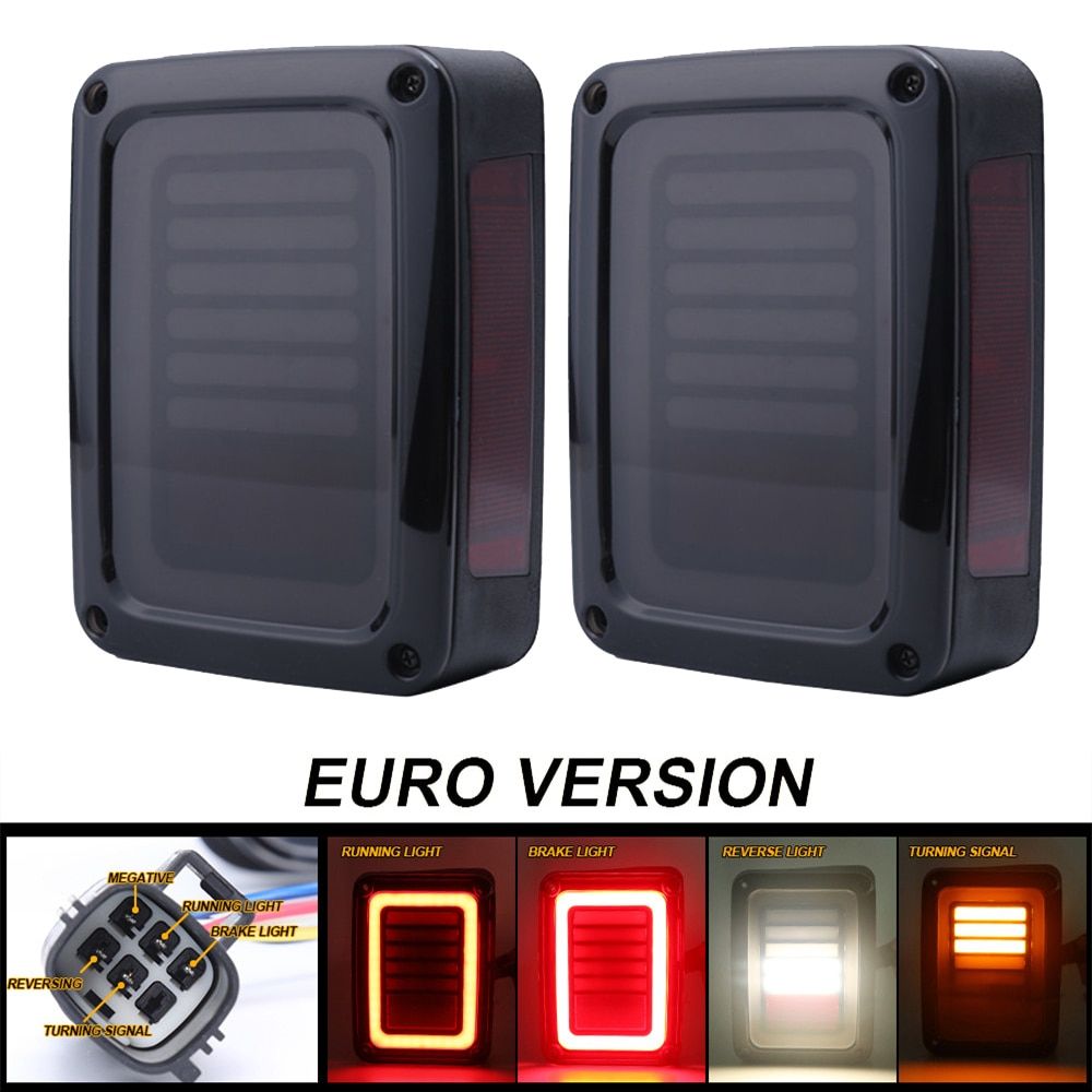 USA EU Version LED Rear Brake Turn Signal Tail Light For Jeep Wrangler JK 2007 2008 2009 2010 2011
