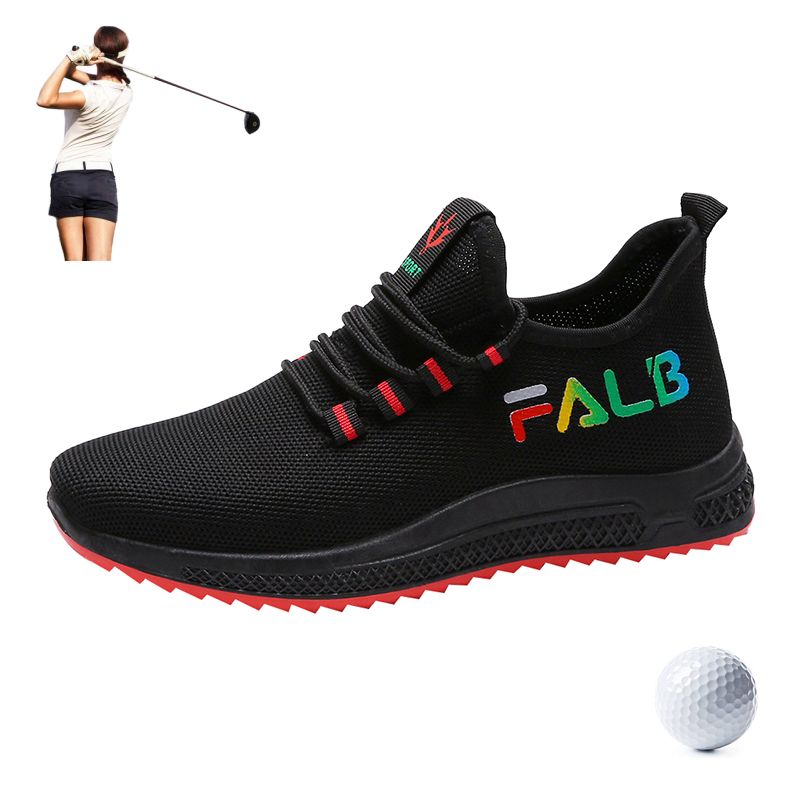 Women's Ladies Trendy Girls Golf Sneakers Sock Mesh Sport