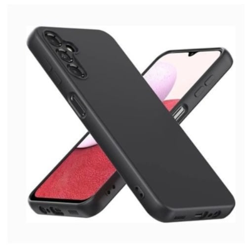 Silicone Back Case For Samsung A14 - Black