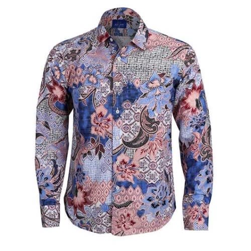 Men's Vintage  Long Sleeve Shirt