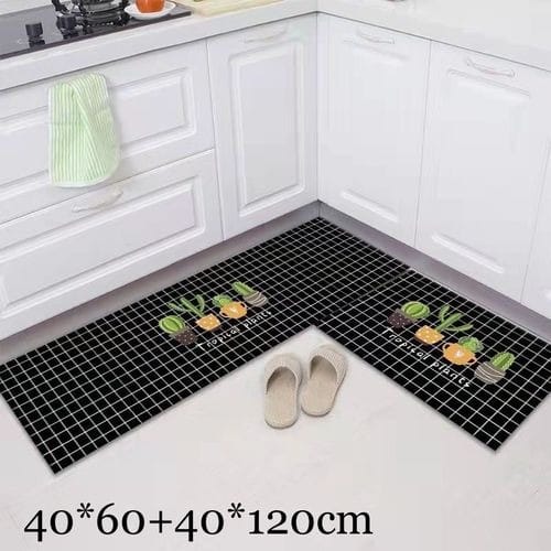 2Piece Anti-slip Kitchen Floor Mat - 40*60+40*120cm